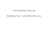 USAJOBs - Building Your Resume.ppt · Uploading your Resumix Resume into USAJOBS. Rhonda R. Trecek 123 Federal Way Milky Way, KY 40202 USA Email:Rhonda.Trecek@usace.army.mil Home: