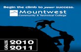 Begin the climb to your success. - Huntington, WVaddressed to: Employee Development, Mountwest Community & Technical College, One John Marshall Drive, Huntington, West Virginia 25755