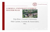 CORNELL UNIVERSITY ENERGY MASTER PLAN - Levitan & Associates, Inc. | Market… · 2012-10-08 · CORNELL UNIVERSITY ENERGY MASTER PLAN Tim Peer, Cornell University ... Package boilers
