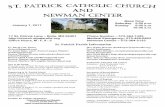 St. Patrick Parish Informationchurch.stpatsrolla.org/sites/default/files/2017 January 1... · 2017-01-04 · 8:15 a.m. Nester Gonzales + 5:00 p.m. Edwin Guffey + Sunday, Jan 8, The