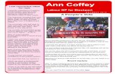 Ann Coffeyanncoffeymp.com/wp-content/uploads/2018/10/Ann... · With 77 other parliamentarians from all parties, I have signed a letter ... handbook. But I subsequently visited Ofsted