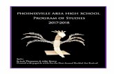 Phoenixville Area High School Course Selection Guide 2017 …...Phoenixville Area High School Course Selection Guide 2017-2018 6 COLLEGE AND CAREER PLANNING GUIDE Planning for your