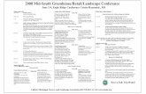 2008 Mid-South Greenhouse/Retail/Landscape Conference 2008 Mid-South Greenhouse/Retail/Landscape Conference