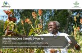 Monitoring Crop Genetic Diversity - Arcad Project 2015-05-18آ  Monitoring crop genetic diversity- a