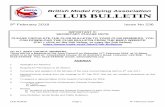 CLUB BULLETIN IMPORTANT · Club Bulletin Page 8 9th February 2018 EASA PUBLISH THEIR TECHNICAL OPINION AND DRAFT REGULATIONS FOR UNMANNED AIRCRAFT The European Aviation Safety Agency