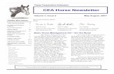 CEA Horse Newsletteragrilifecdn.tamu.edu/animalscience/files/2012/04/may-aug2007_15.pdf · ceeds $1.4 billion in contribution to the Texas economy. Horse owners/managers are interested