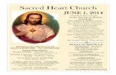 Sacred Heart Churchsacredheartmanoa.org/bulletin/Bulletn-20140601.pdf · 6/1/2014  · PRAYER SHAWL MINISTRY meetings will resume in September! (no meeting Monday, June 9). SACRAMENT