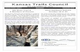 Kansas Trails Council · Sam Corkins project involved two kinds of armoring of sections of the blue and white trails. Sam’s crew installed 14, 200 lb. railroad ties to bridge chronically