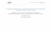 Capital Planning and Investment Control Policy and OverviewCapital Planning and Investment Control Policy and Overview ... 10/21/2016 2.0 Significant updates were made to reflect new