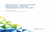 vRealize Operations Manager vApp Deployment …...The vRealize Operations Manager virtual appliance installation process consists of deploying the vRealize Operations Manager OVF,