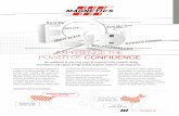 EXPERIENCE THE POWER OF CONFIDENCE · APPLICATIONS – SMPS inductors, noise filters, power inductors, pulse transformers KOOL Mµ® Kool Mμ powder cores are distributed air gap