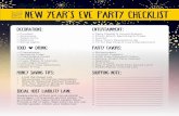 FREE New Year's Eve Party Checklistamericanheritageins.com/.../12/New-Years-Eve-Party... · FREE New Year's Eve Party Checklist DECORATIONS: Confetti Streamers Tablecloths Balloons