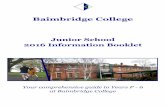 Baimbridge CollegeParents/Guardians are always welcome to contact the College by telephone, in writing, email or in person. Our Offices on both campuses are staffed between 8.30 am