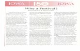 iowaonline.uni.edu · roots culture presented at the Festival are well worth appreciating; and they have histories enmeshed in diverse Iowan communities. But they are no mere holdovers,