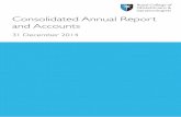 Consolidated Annual Report and Accounts - RCOG · Consolidated Annual Report and Accounts 31 December 2014. Royal College of Obstetricians & Gynaecologists Contents For the year ended