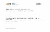 ZEF-Discussion Papers on Development Policy No. 247 · 2018-01-04 · Till Ludwig, An egg for an egg and a bean for a bean? How production diversity determines dietary diversity of