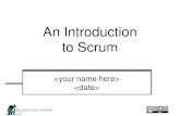 An Introduction to Scrum - Scrum MasterAn Introduction to Scrum. Mountain Goat Software, LLC We’re losing the relay race Hirotaka Takeuchi and Ikujiro Nonaka, “The New New Product