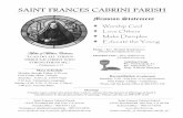 SAINT FRANCES CABRINI PARISH - Amazon S3 (1آ  Saint Frances Cabrini Parish Saint Frances Cabrini School