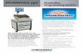 MultiWriter pps Production Programming System - ChecksumThe MultiWriter† pps on-board gang programming system uses patented simultaneous programming technology to program up to 384