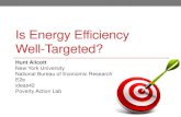 Targeting energy efficiency - ACEEE...are no market failures, ... Why targeting matters (historical example) ... -4 -2 0 2 4 6 Residential electricity price - social cost (cents/kWh)