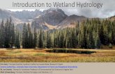 Introduction to Wetland Hydrology - Association of State ... · Introduction to Wetland Hydrology Eric Stein, Principal Scientist, Southern California Coastal Water Research Project
