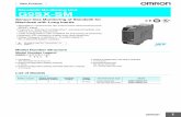 Standstill Monitoring Unit G9SX-SM€¦ · 1234 5 List of Models Standstill Monitoring Unit Be sure to read the "Precautions" on page 17. Safety outputs Safety standstill detection