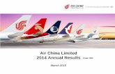 Air China limited 2011 Interim Results under IFRS · Air China Limited 2014 Annual Results . Under IFRS . March 2015