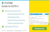 Guide to GSTR-1 Seamless GSTR 1 filing via ClearTax ... You need not do anything to get your data to