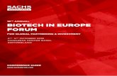 18 ANNUAL BIOTECH IN EUROPE FORUM · 2018-10-01 · 18TH ANNUAL BIOTECH IN EUROPE FORUM FOR GLOBAL PARTNERING & INVESTMENT Trendlines Medical BARAK SINGER Vice President Business
