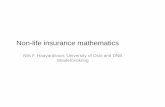 Non-life insurance mathematics - Universitetet i oslo · What is driving the result of a non-life insurance company? insurance economics models Lecture notes 0,5 How is claim frequency