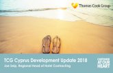 TCG Cyprus Development Update 2018 · 2018-02-16 · TCG Cyprus Development Update 2018 Joe Seip, Regional Head of Hotel Contracting . ... innovating in travel for nearly 177 years