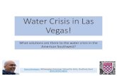 Water in Las Vegas - Geographical Association las vegas wat… · Explaining the growth of Las Vegas •Mormons first settled in the Las Vegas area in 1855, and the town of Las Vegas