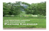THE WESTERN OREGON AND WASHINGTON Pasture Calendar · Brewer, USDA-NRCS (retired); Scott Robbins, state resource inventory coordinator, USDA-NRCS, Roseburg, OR. Editing and layout