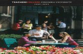 TEACHERSCOLLEGE COLUMBIA UNIVERSITY · TEACHERSCOLLEGE COLUMBIA UNIVERSITY 2002–2003. Contents 1 Teachers College ... Manhattan bring words to life as part of the Teachers College-Sponsored