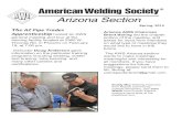 The$AZ#Pipe#Trades# Arizona AWS Chairman ......2014/03/30  · Apprenticeship!hosted an AWS general meeting and tour at the training facility located at 2950 W. Thomas Rd. in Phoenix
