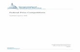 Federal Prize CompetitionsFederal Prize Competitions Prize competitions are a tool for incentivizing the achievement of scientific and technological innovation by offering monetary