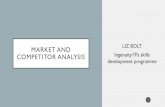MARKET AND LIZ BOLT COMPETITOR ANALYSIS Ingenuity19’s ... · masses via value driven organisations Patriotism: local-centric clothing brands, e.g. Ben Sherman, Jack Wills MACRO