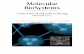Molecular BioSystems - Marcotte Lab · 2013-12-17 · Molecular BioSystems This article was published as part of the ... bachelor degree in Bio-chemistry and masters in Bioinformatics