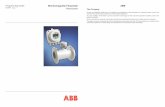 Programming Guide Electromagnetic Flowmeter ABB · Electromagnetic Flowmeter WaterMaster The Company We are an established world force in the design and manufacture of instrumentation