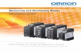 Omron K8AK/K8DS Series Measuring and Monitoring Relays ... · Conductive level control Temperature monitoring Single phase circuit monitoring Abnormality detection needed for the