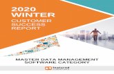 Winter 2020 Master Data Management · calculate the final Customer Success Report rankings. The overall Customer Success ranking is a weighted average based on 3 parts: Content Score