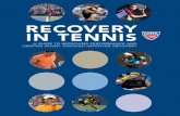 RECOVERY IN TENNIS - United States Tennis Associationassets.usta.com/assets/1/dps/usta_master/sitecore... · HypOnatreMia Athletes may be susceptible to a rare but dangerous condition