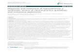 Diagnosis and treatment of hyponatremia: a systematic ... · Diagnosis and treatment of hyponatremia: a systematic review of clinical practice guidelines and consensus statements