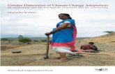 Gender Dimension of Climate Change Adaptation...Gender Dimension of Climate Change Adaptation: an exploration into the perceptions of ... negotiation and mitigation planning. Prevailing