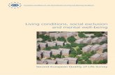 Living conditions, social exclusion and mental well …...Second European Quality of Life Survey Living conditions, social exclusion and mental well-being Wyattville Road, Loughlinstown,