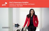 PwC’s Insurance Insights - PwC India · PwC’s Insurance Insights Analysis of regulatory changes and impact assessment, July 2018. 2 PwC PwC’s Insurance Insights PwC’s Insurance