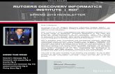 RUTGERS DISCOVERY INFORMATICS INSTITUTE | RDI · UNDERGRADUATE WORKSHOP: KNOWLEDGE DISCOVERY AND DATA-DRIVEN DECISIONS RDI2, in collaboration with Rutgers Center for Critical Intelligence,