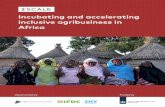 Incubating and accelerating inclusive agribusiness in Africa · Incubating and accelerating inclusive agribusiness in Africa Implemented by Funded by. 2SCALE is an incubator and accelerator