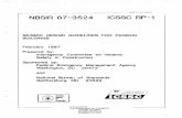 PB87-161204 NBSIR 87-3524 ICSSC RP-1 · nbsir 87-3524 pb87-161204 icssc rp-1 seismic design guidelines for federal buildings reproduced by u.s. departmentof commerce national technical