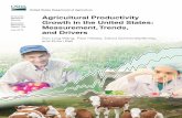 Agricultural Productivity Growth in the United States: … · Productivity Growth in the United States: Measurement, Trends, and Drivers, ERR-189, U.S. Department of Agriculture,